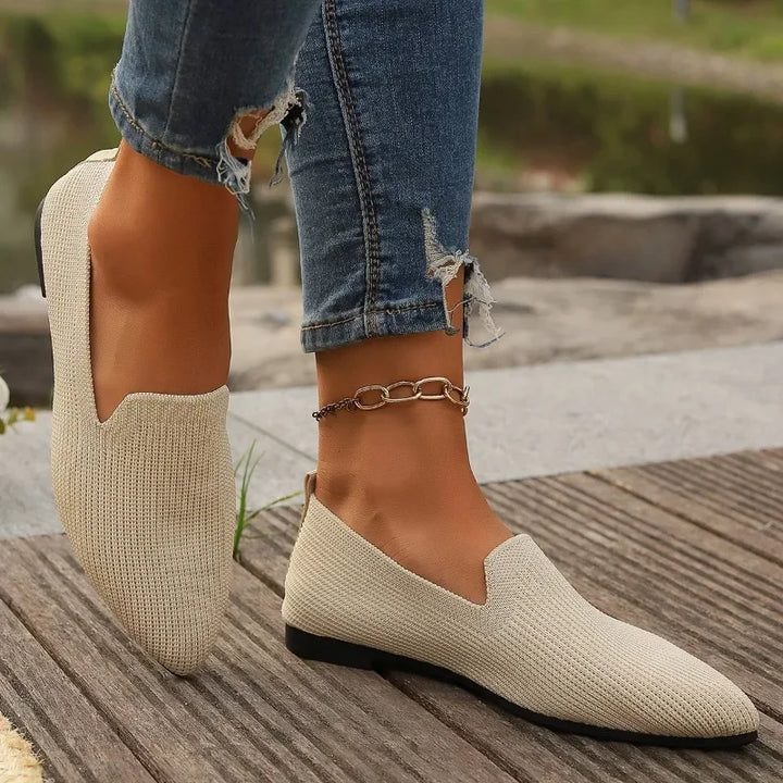 Womens Flats Comfortable Slip-On Shoes