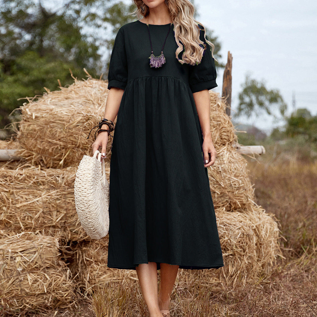 Womens Midi Sundress Floral Comfortable Fit