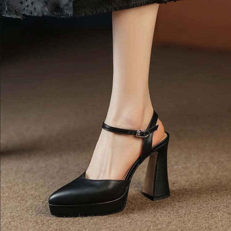 Womens Heeled Shoes Classic Style