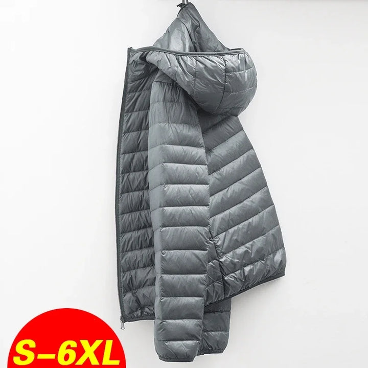 Mens Down Filled Parka Warm Winter Jacket - BritishMode