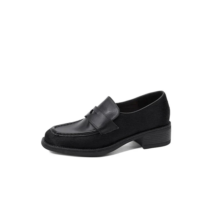 Mens Leather Slip-On Shoes Comfortable Fit