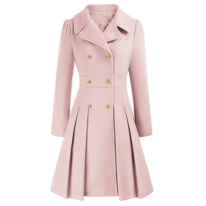 Womens Wool Peacoat A-Line Stylish Fit