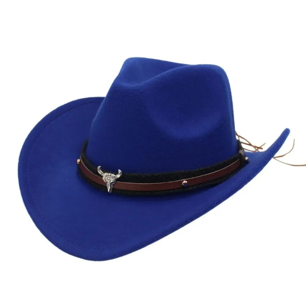 Unisex Felt Cowboy Hat Classic Style
