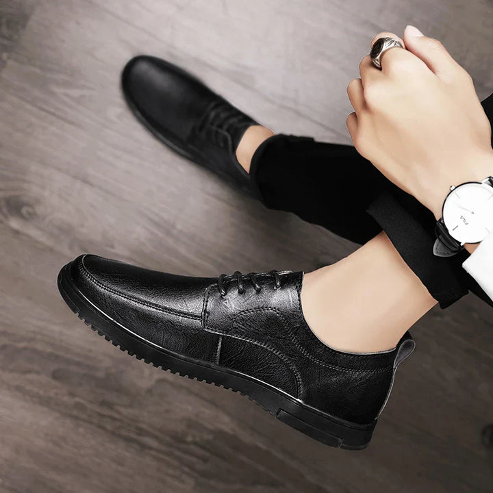 Mens Oxford Shoes Genuine Leather Classic Fit