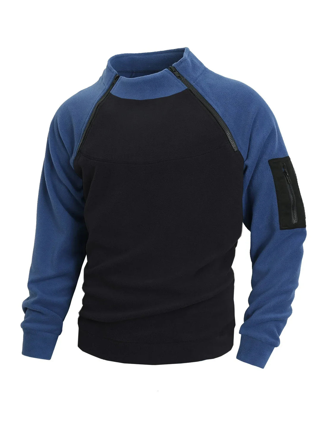 Mens Full Zip Hooded Sweatshirt Slim Fit - BritishMode