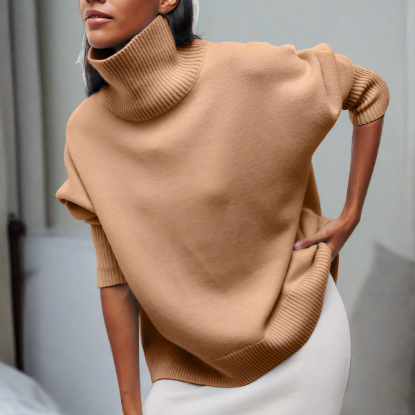 Womens Knitted Sweater Crewneck Soft Fit