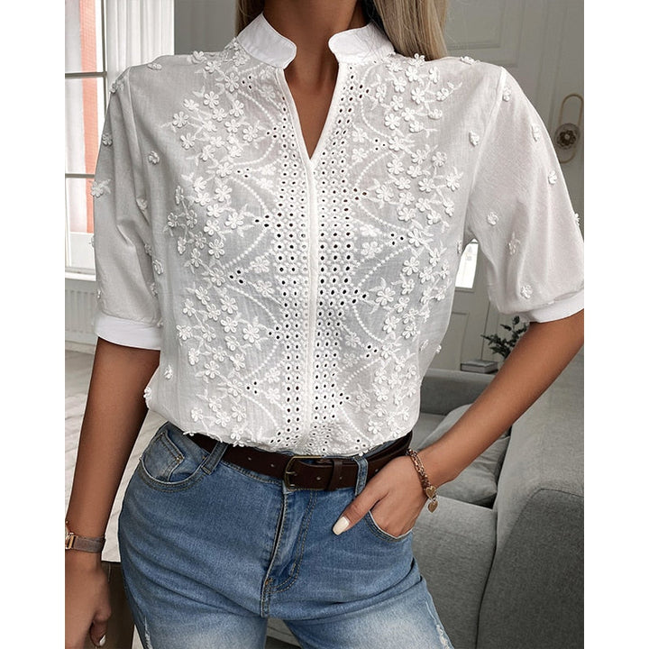 Womens Blouse Lightweight Relaxed Fit - BritishMode