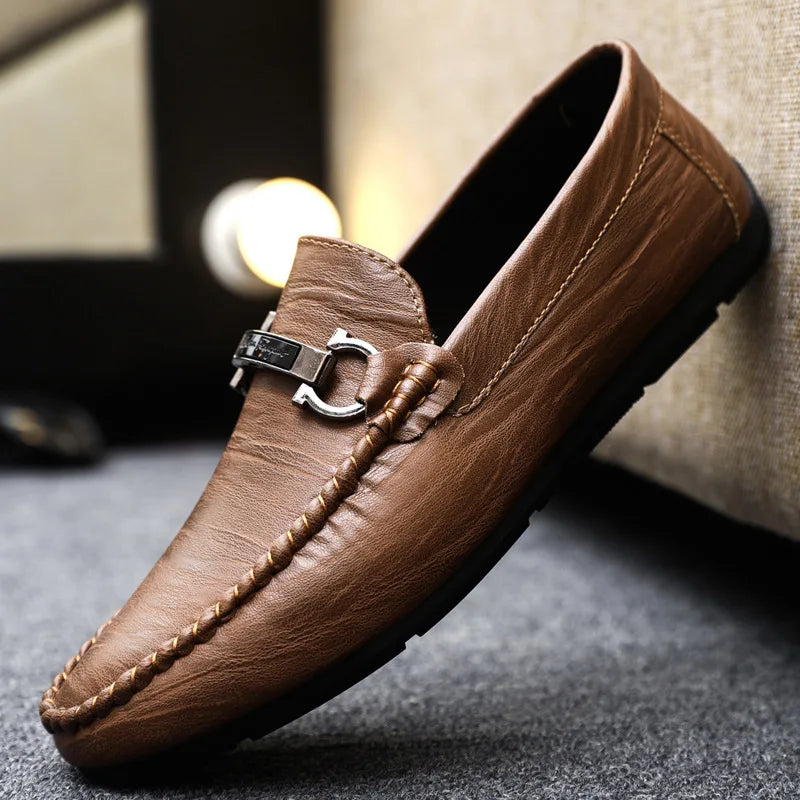 Womens Loafers Moccasin Style Comfortable Fit - BritishMode