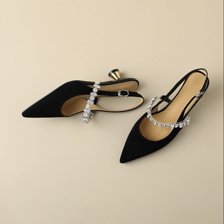 Womens Kitten Heel Shoes Classic Style