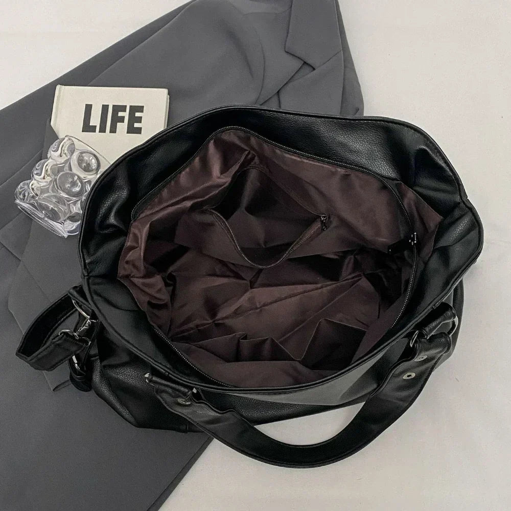 Womens Large Soft Leather Handbag Spacious Design