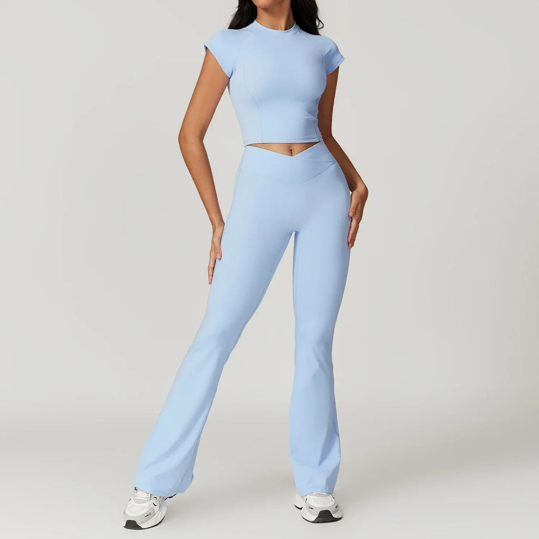 Womens 2-Piece Yoga Set Sports Bra and Tight Pants