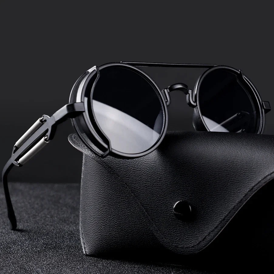 Unisex Aviator Sunglasses Mirrored Lens Retro Style - BritishMode