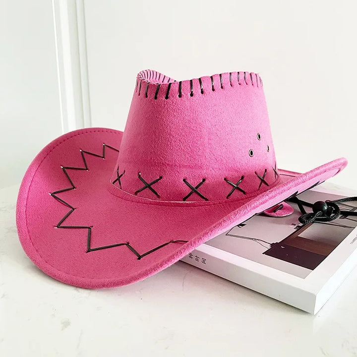 Womens Rhinestone Wedding Cowgirl Hat Classic Style