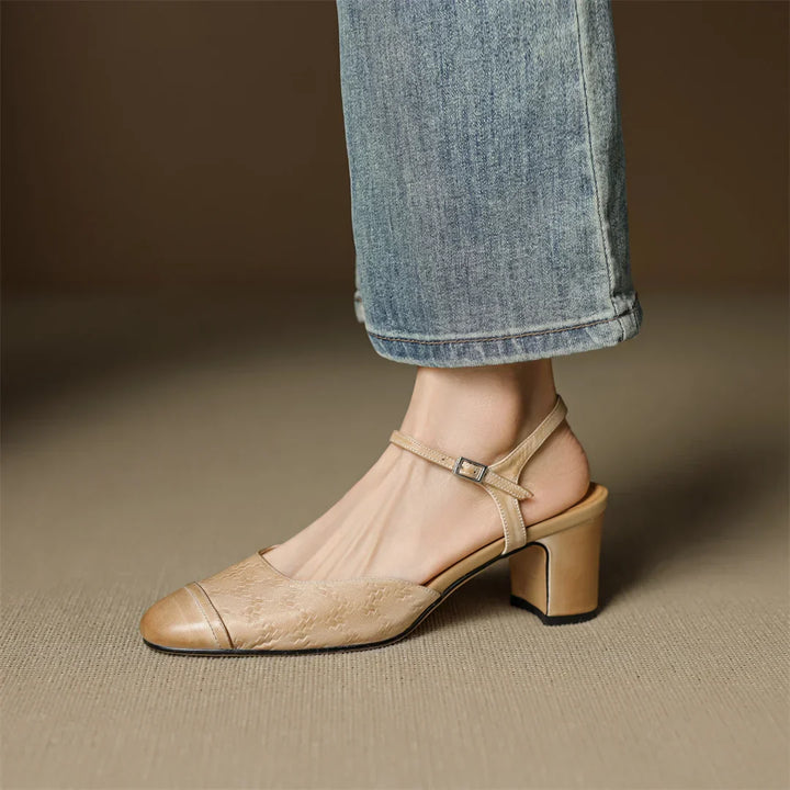 Womens Genuine Leather Pumps Classic Fit