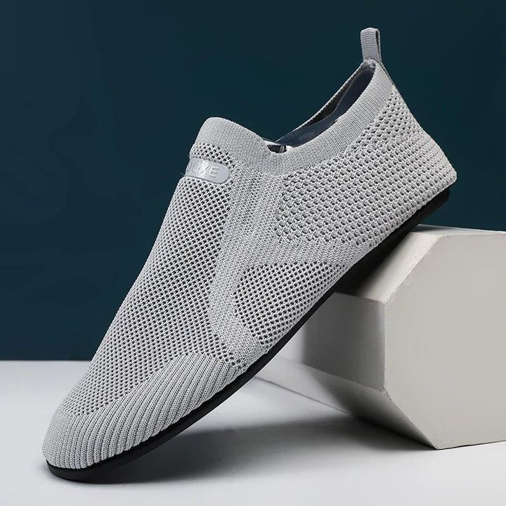 Mens Loafers Mesh Upper Slip-On