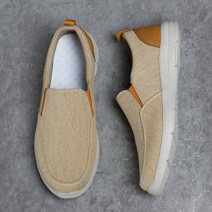 Unisex Loafers Breathable Canvas Slip-On