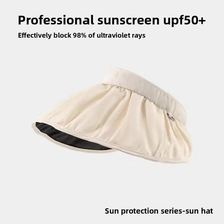 Unisex Sun Protection Hat Packable Large Brim