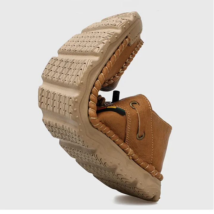 Mens Leather Shoes Genuine Leather Slip-On
