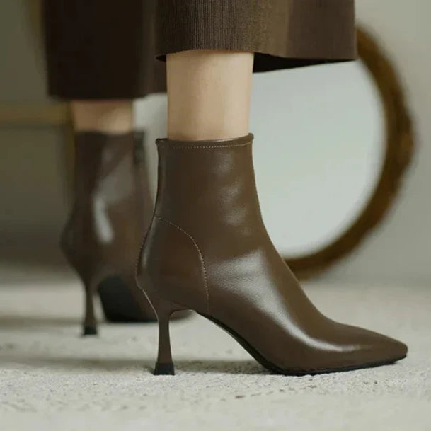Womens Ankle Boots Leather Classic Fit
