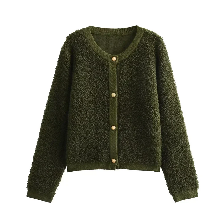 Womens Cardigan Coat Open Front Classic Fit