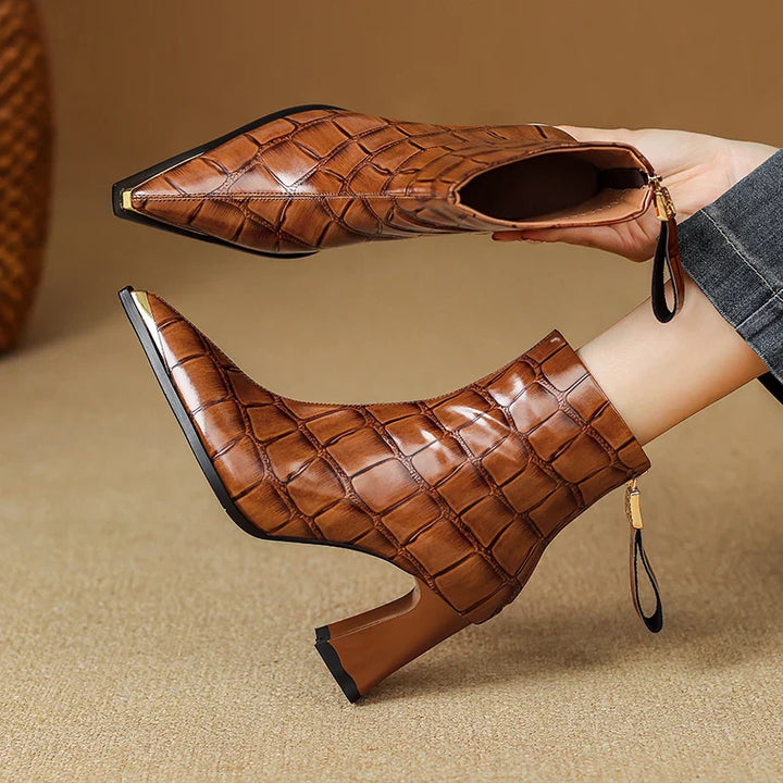 Womens Genuine Leather Boots Classic Fit - BritishMode