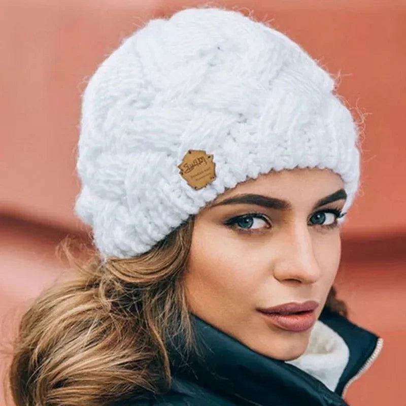 Womens Knit Winter Hat Warm Fit - BritishMode