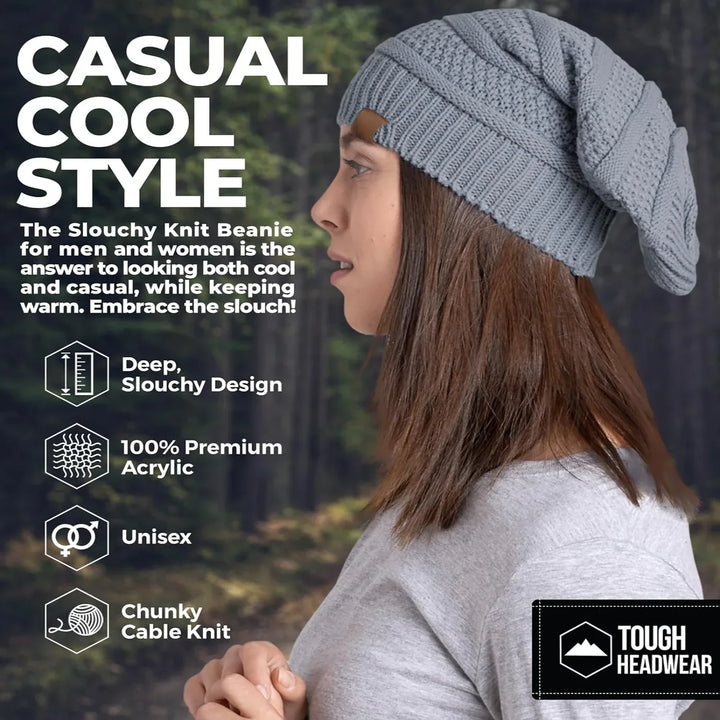 Unisex Knit Hat with Faux Fur Warmth