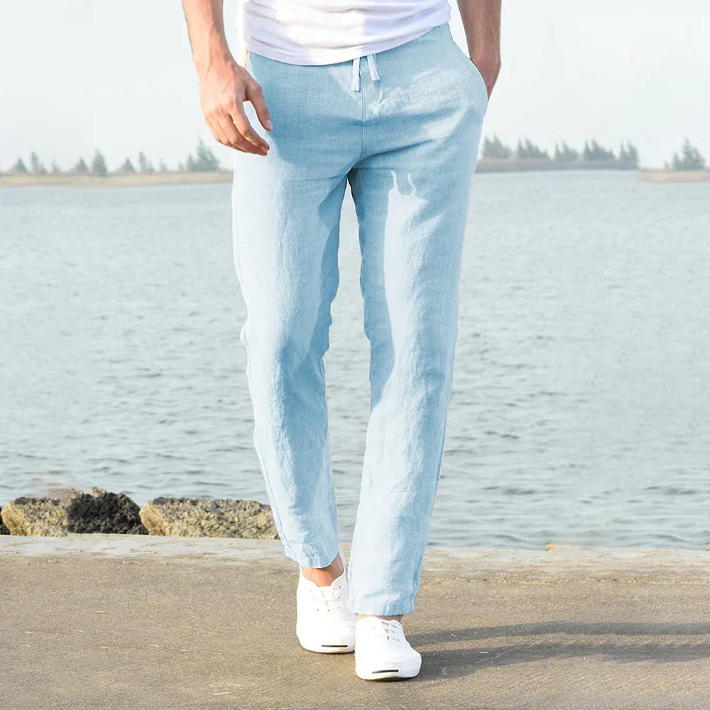 Mens Casual Pants Slim Fit