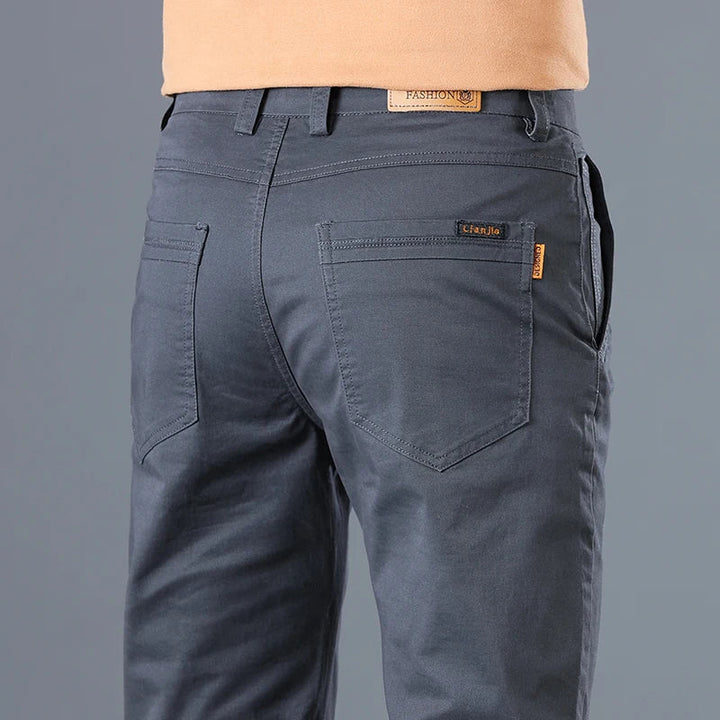 Mens Formal Trousers Slim Fit Office Wear