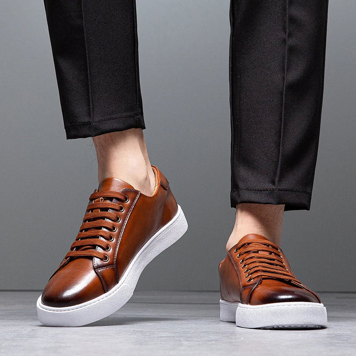 Mens Leather Dress Shoes Classic Fit