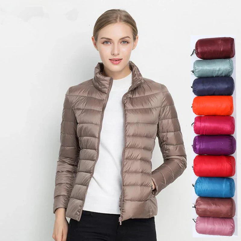 Womens Down Jacket Lightweight Portable - BritishMode