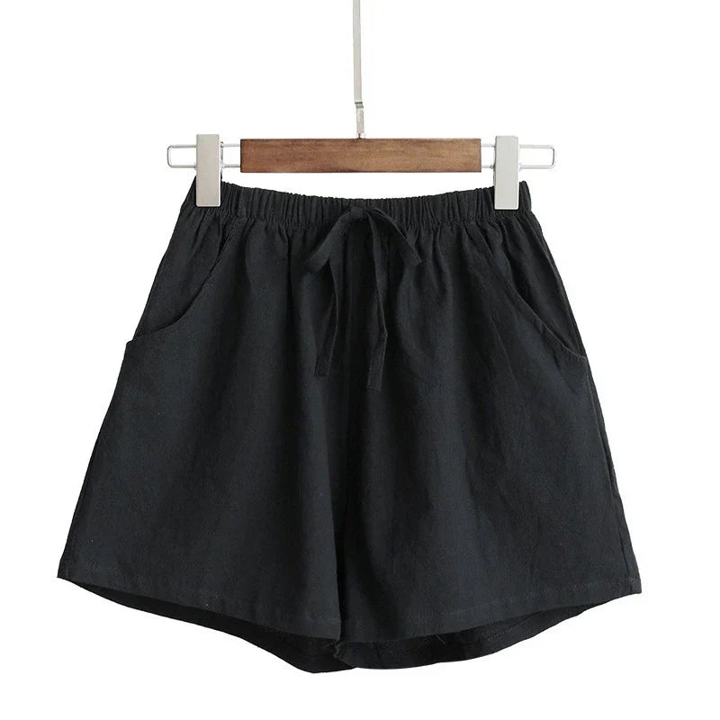 Mens Casual Linen Shorts Comfortable Fit