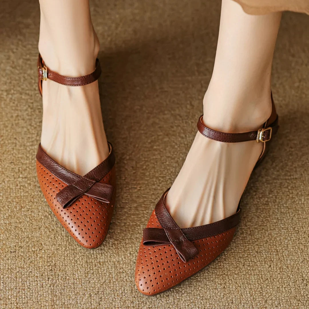 Womens Genuine Leather Pumps Classic Fit