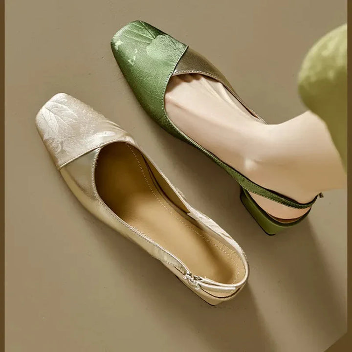 Womens Slingback Pump Leather Classic Fit
