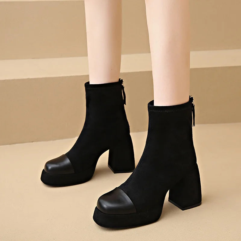 Unisex Leather Boots Classic Fit - BritishMode