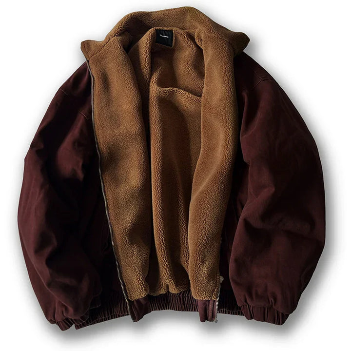 Mens Fleece Jacket Classic Retro Fit
