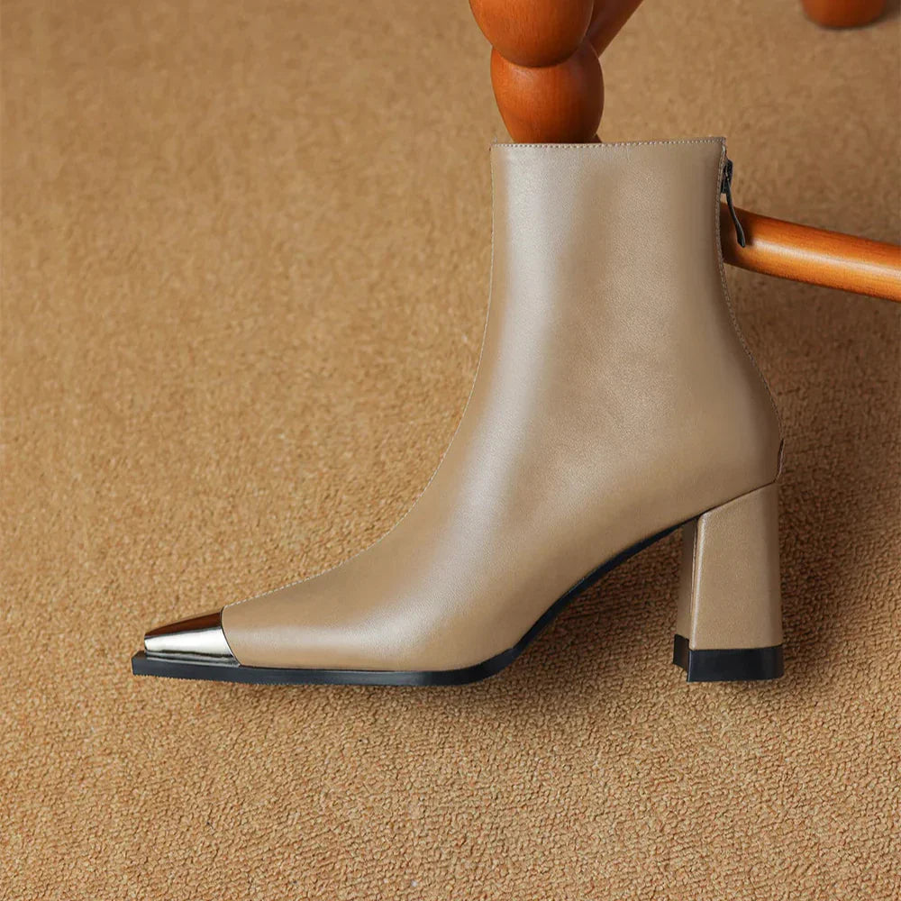 Womens Genuine Leather Boots Classic Fit
