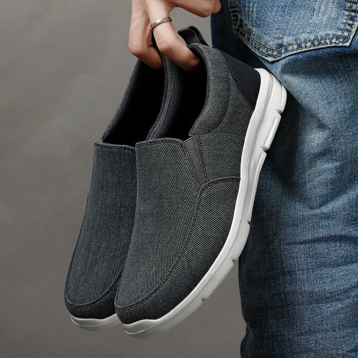 Unisex Loafers Breathable Canvas Slip-On