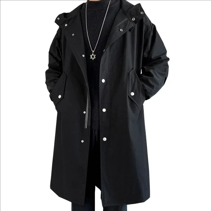 Mens Hoodie Jacket Urban Style Loose Fit - BritishMode