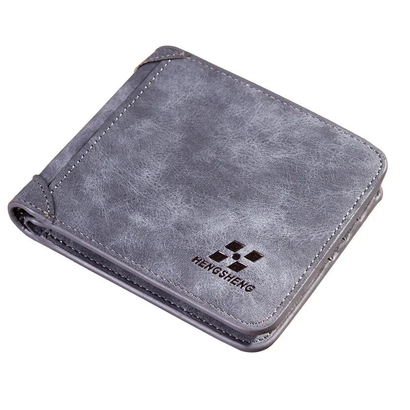 Mens Leather Money Wallet Classic Style