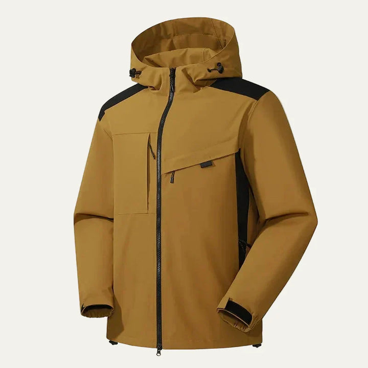Mens Casual Hooded Jacket Technical Minimalist Style