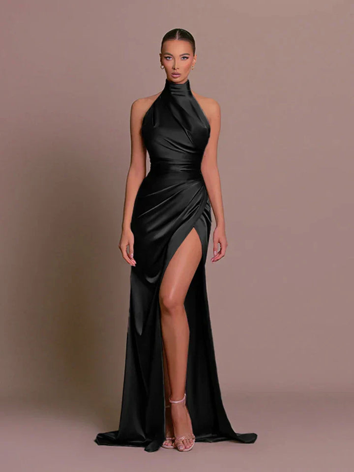 Womens Formal Gown Long Sleeve Elegant Fit