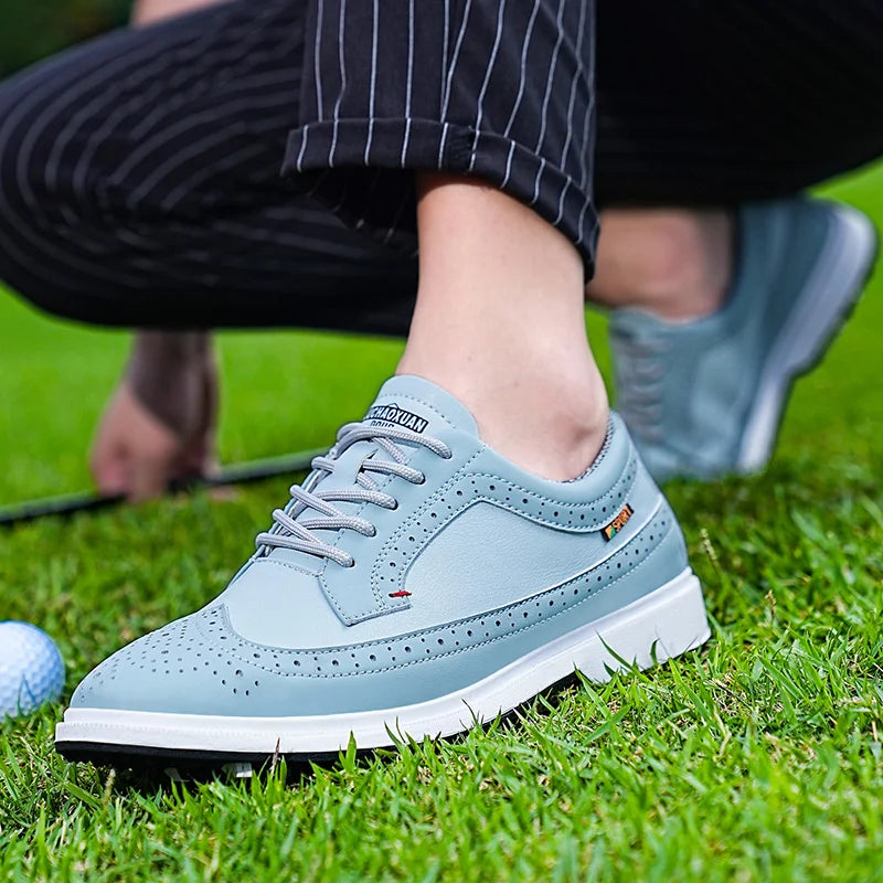Mens Golf Shoes Durable Comfortable Fit