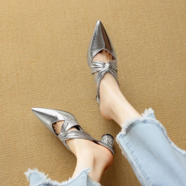 Womens High Heels Elegant Slip-On