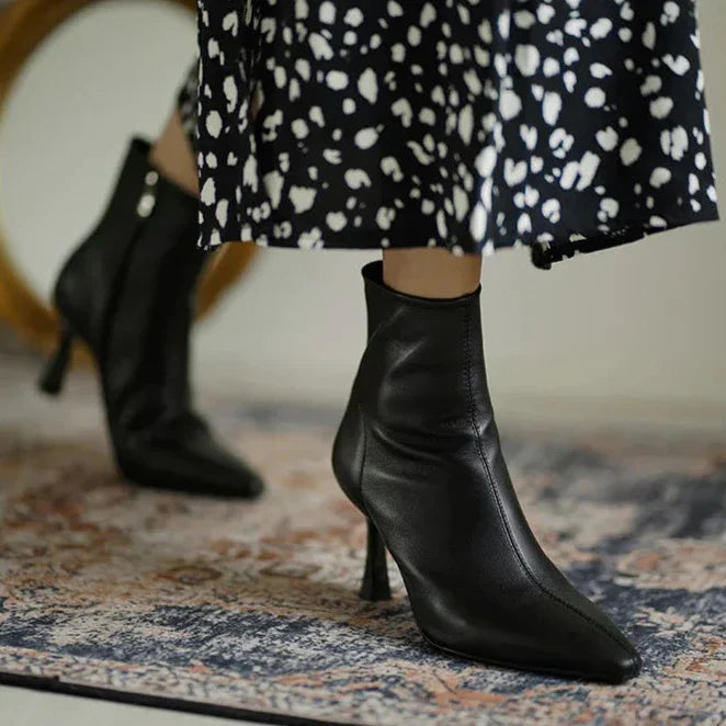 Womens Ankle Boots Leather Classic Fit
