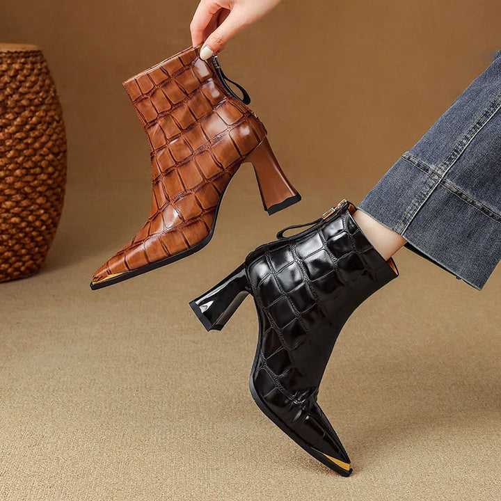 Womens Genuine Leather Boots Classic Fit