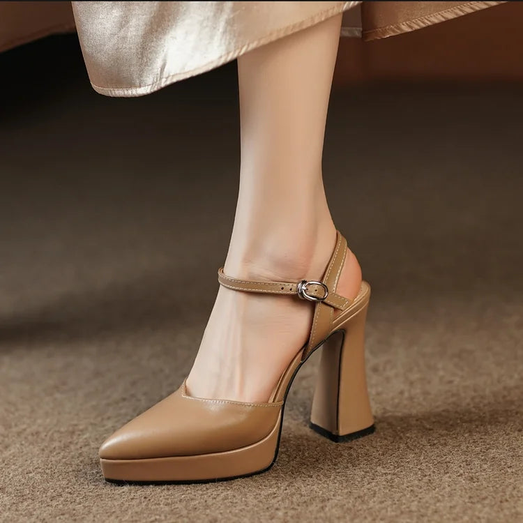 Womens Heeled Shoes Classic Style