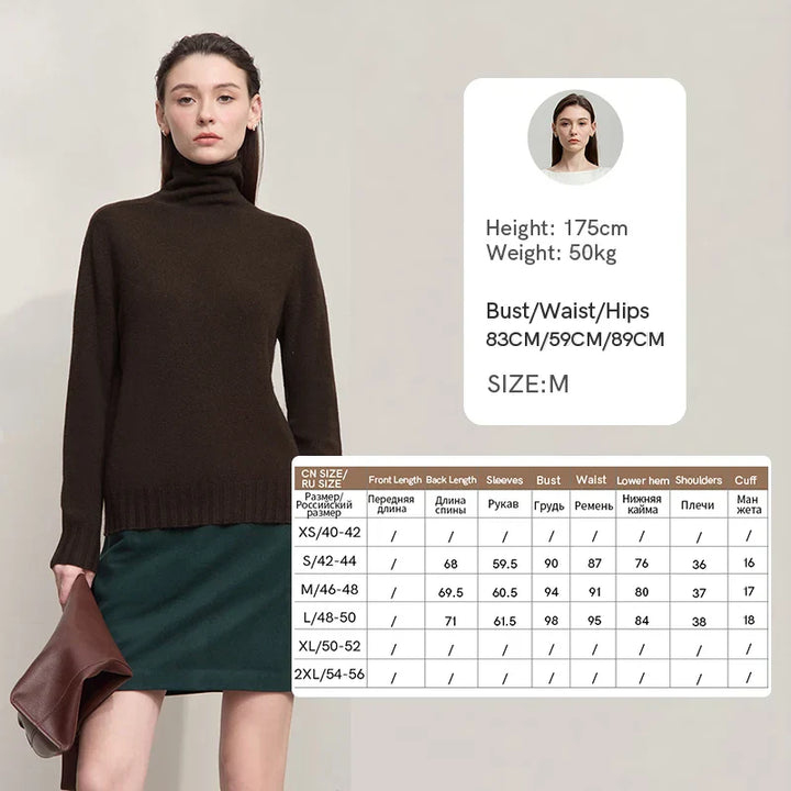 Womens Fitted Knit Top with Crew Neck
