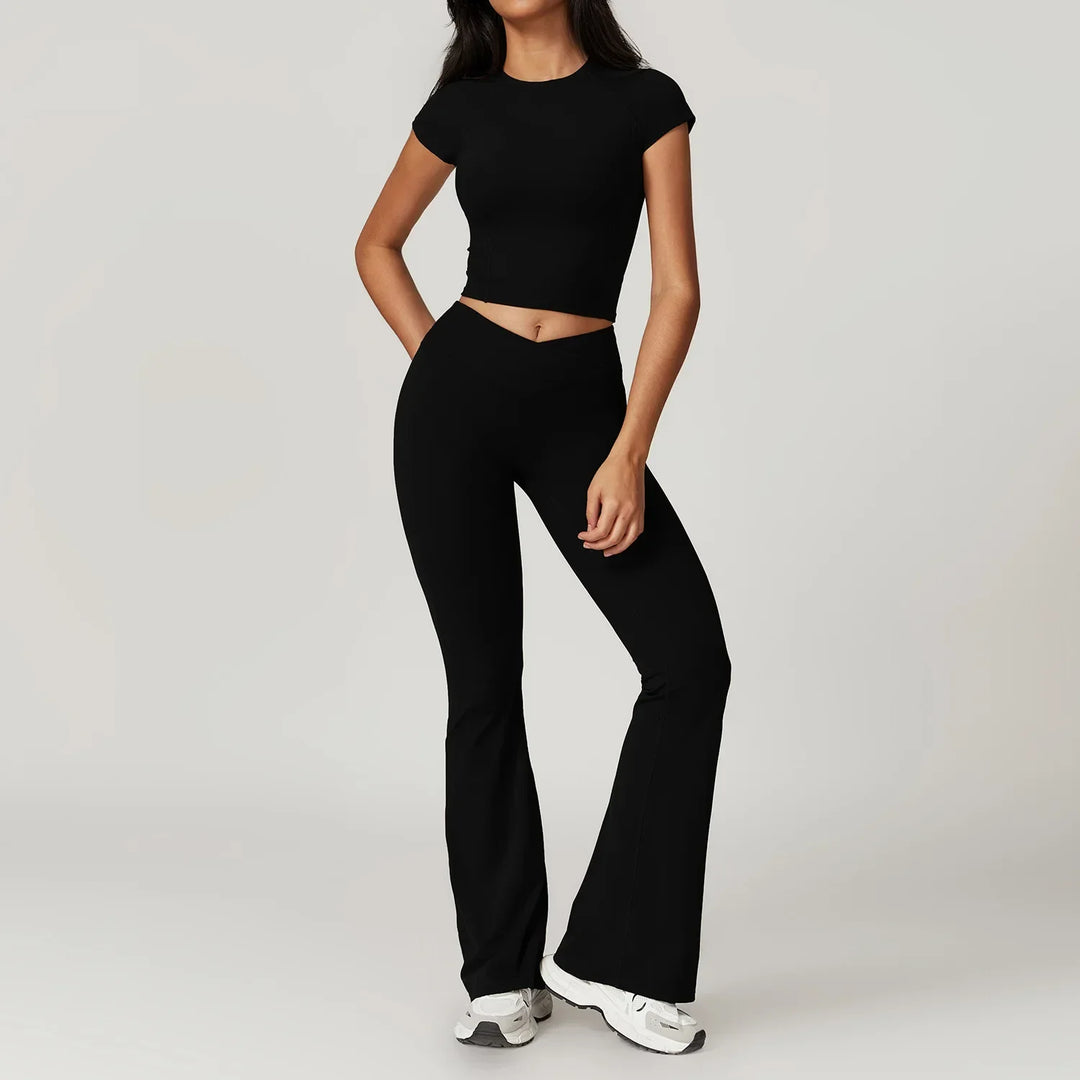 Womens 2-Piece Yoga Set Sports Bra and Tight Pants