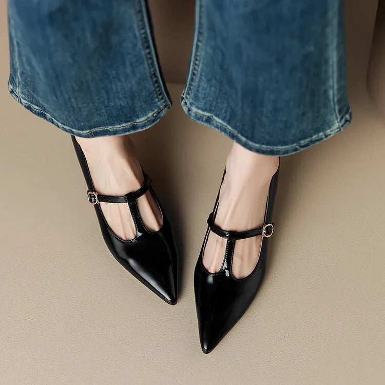 Womens Leather Heels Genuine Leather Classic Fit